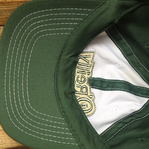 O’Reilly Auto Parts hat full 6 panel baseball style cap green white - Picture 6 of 9